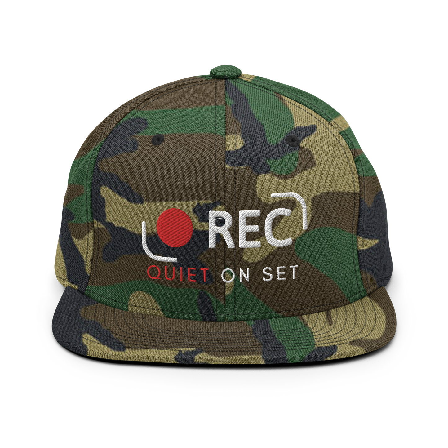 REC - Quiet On Set Snapback Hat (Variant B)