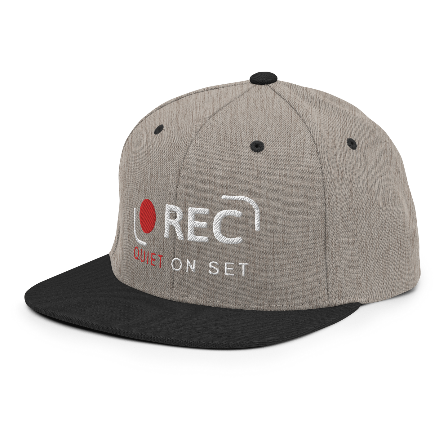 REC - Quiet On Set Snapback Hat (Variant B)