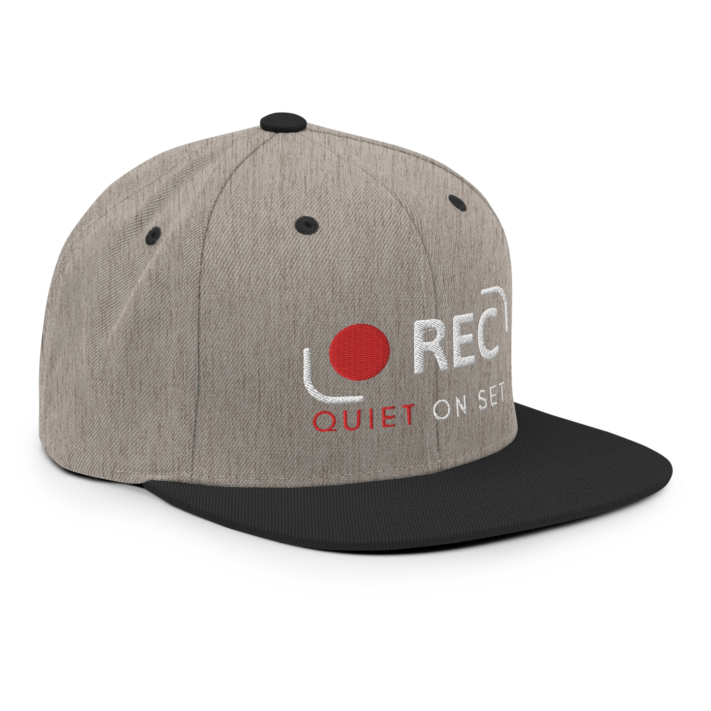 REC - Quiet On Set Snapback Hat (Variant B)