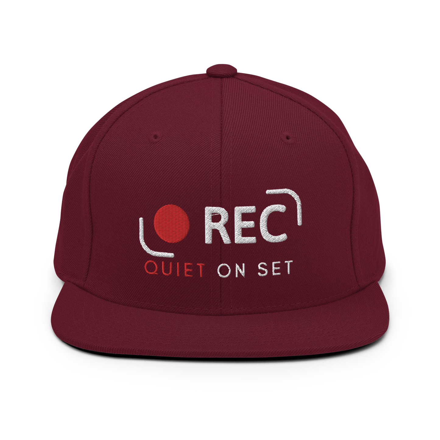 REC - Quiet On Set Snapback Hat (Variant B)