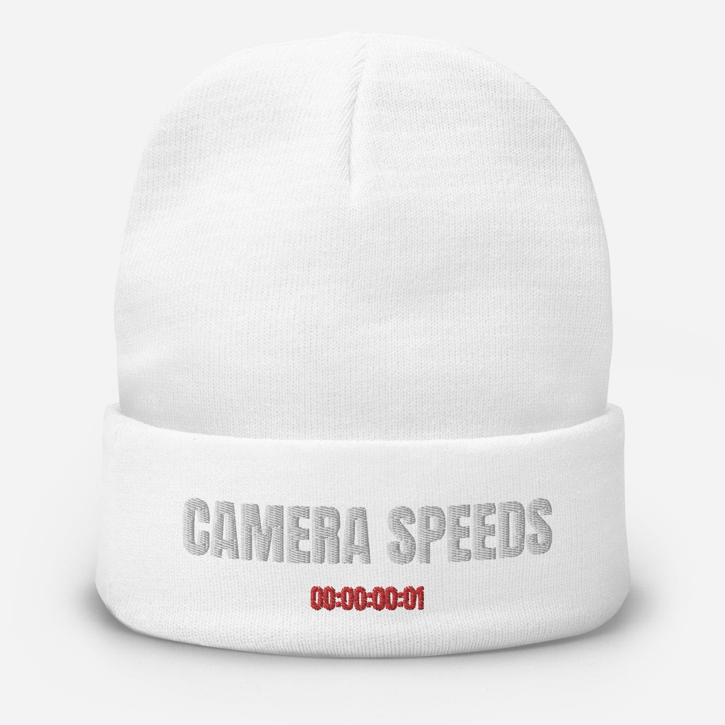 Camera Speeds Embroidered Beanie (Variant B)