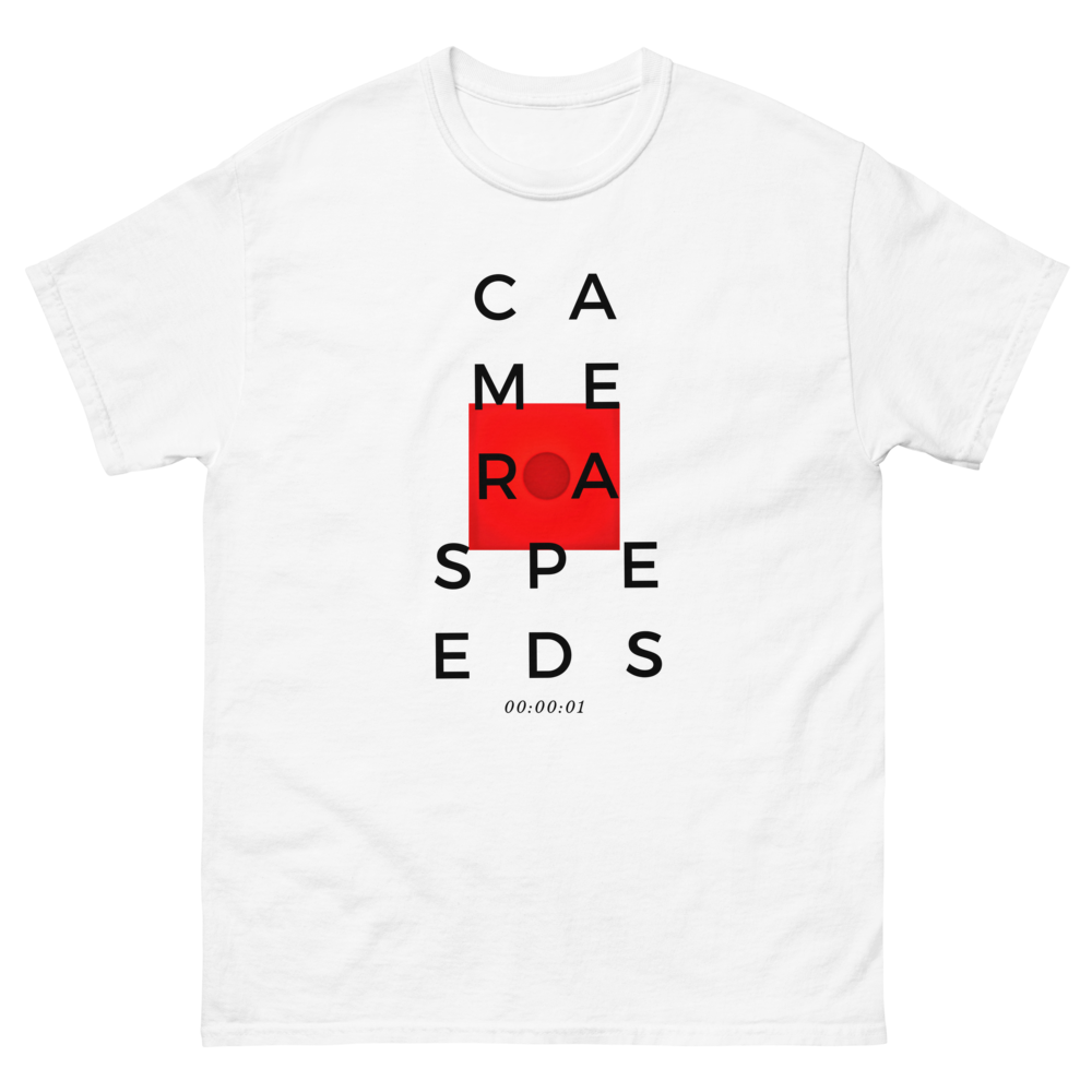 Camera Speeds - Heavyweight Tee (White Variant)