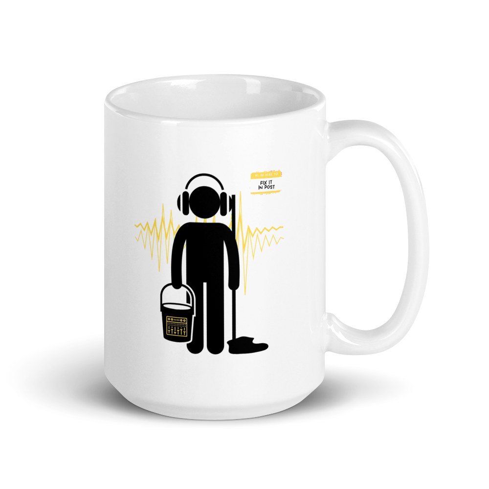 Hi, I'm Here To Fix It In Post (Clean Up) - Mug (Yellow Variant)