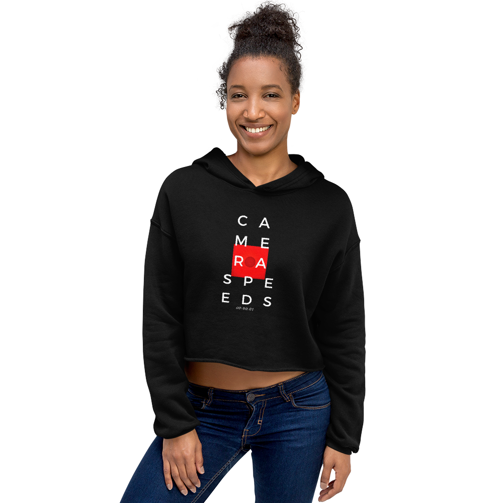Camera Speeds - Crop Hoodie
