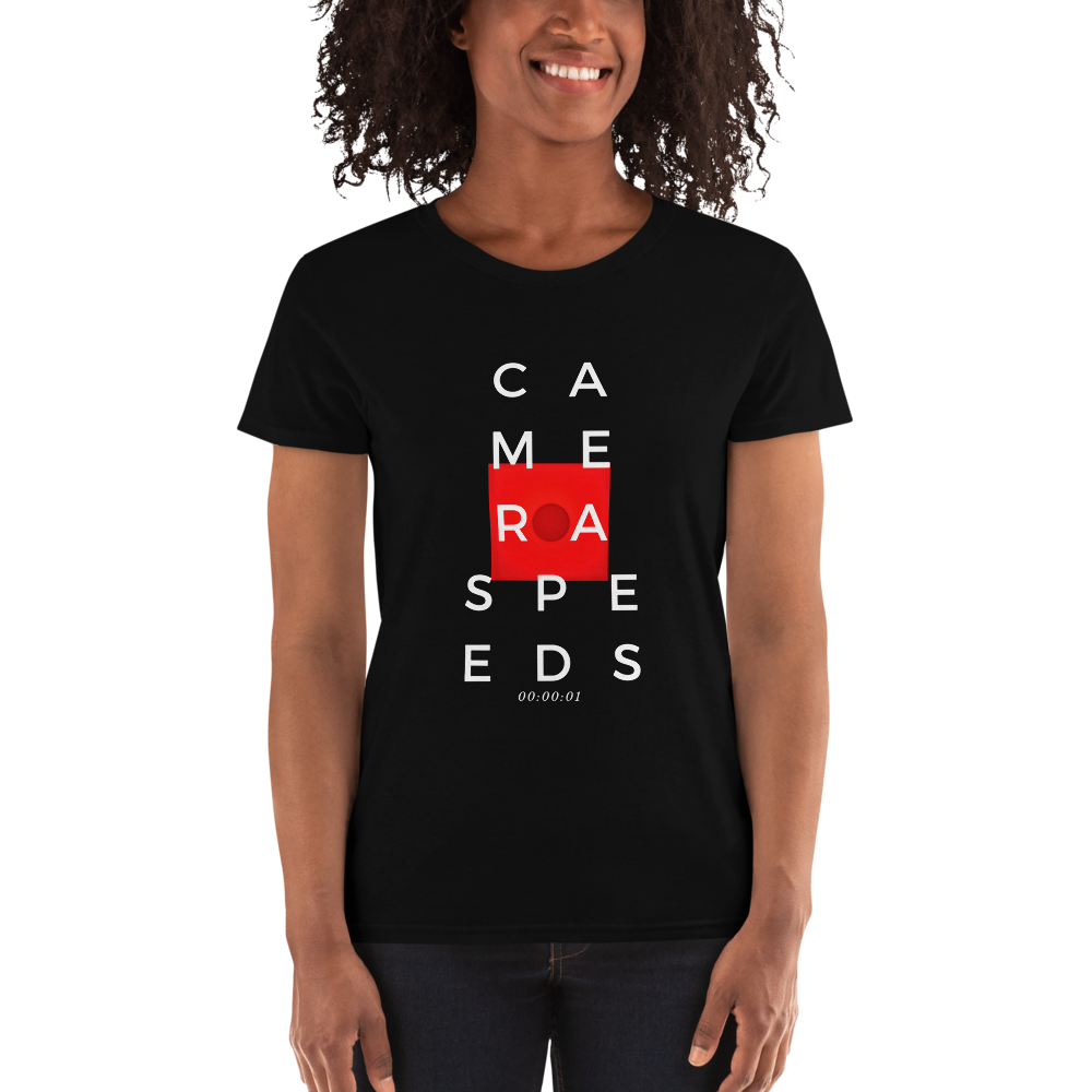 Camera Speeds - Short sleeve t-shirt (White Variant)
