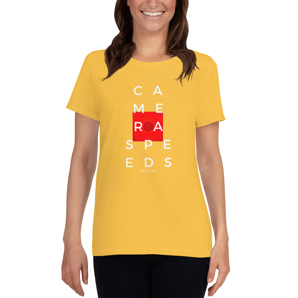 Camera Speeds - Short sleeve t-shirt (White Variant)