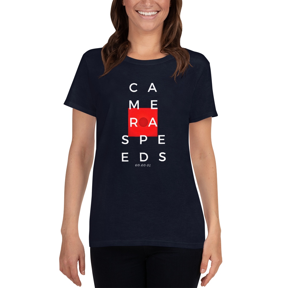 Camera Speeds - Short sleeve t-shirt (White Variant)