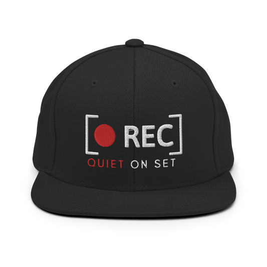 REC - Quiet On Set Snapback Hat (Variant A)