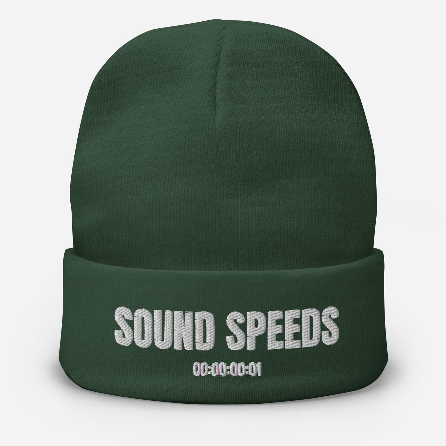 Sound Speeds Embroidered Beanie (Variant A)