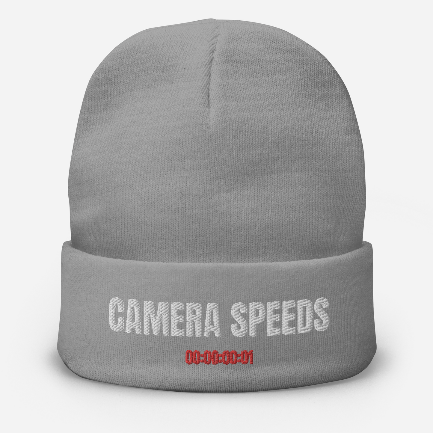 Camera Speeds Embroidered Beanie (Variant B)