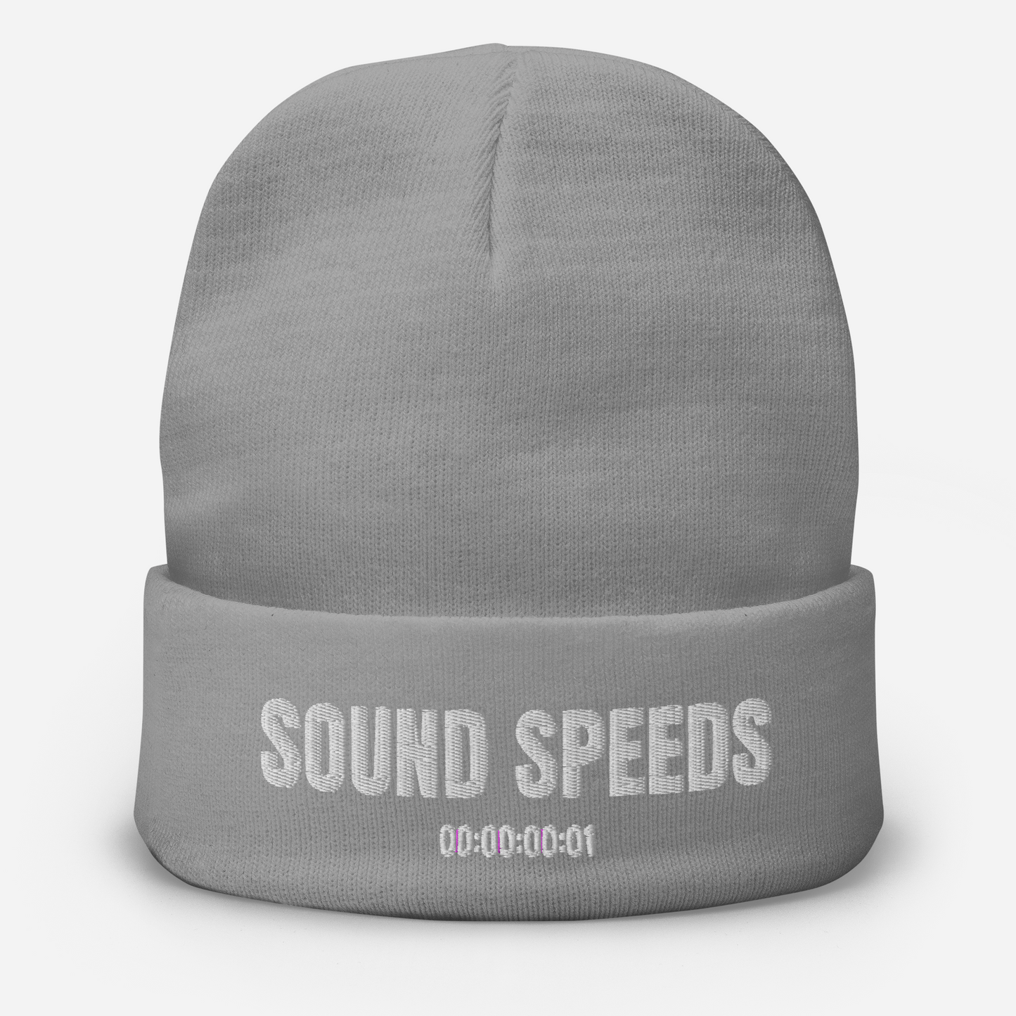 Sound Speeds Embroidered Beanie (Variant A)