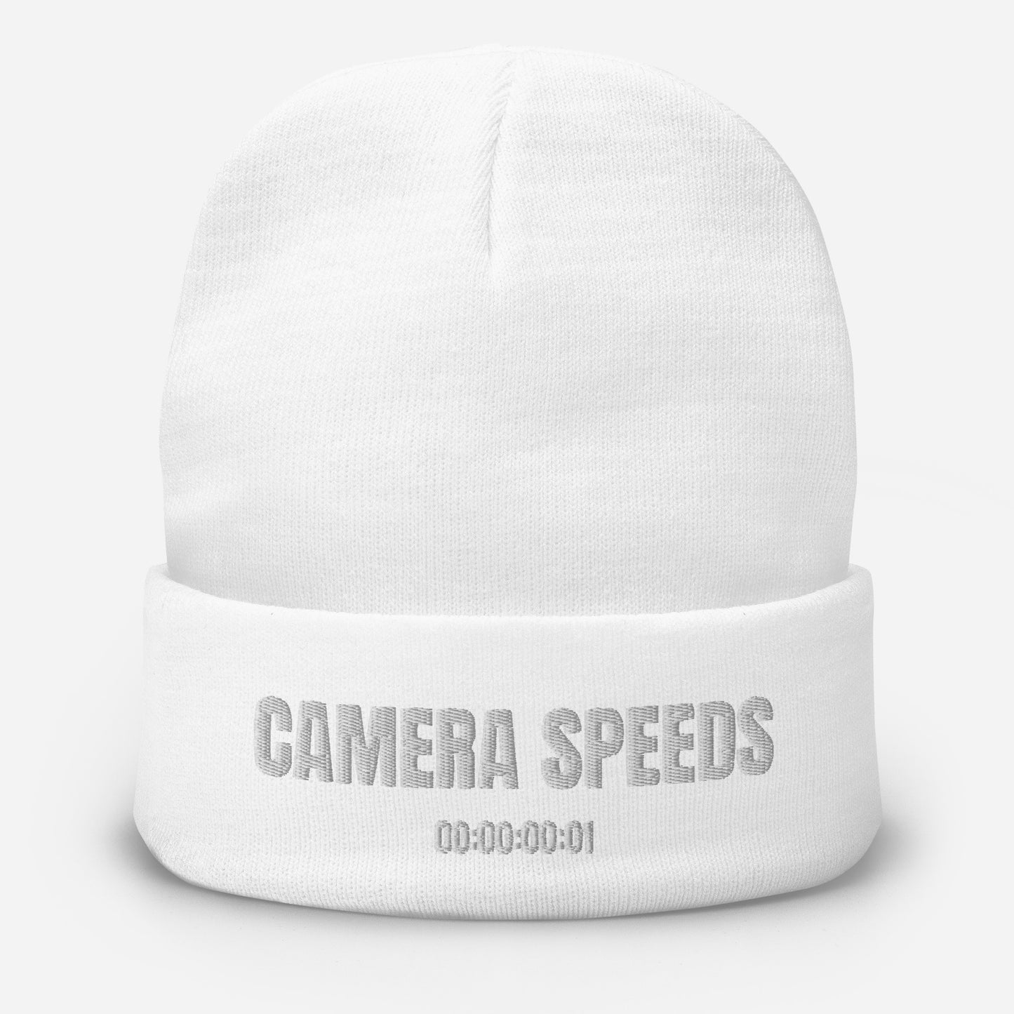 Camera Speeds Embroidered Beanie (Variant A)