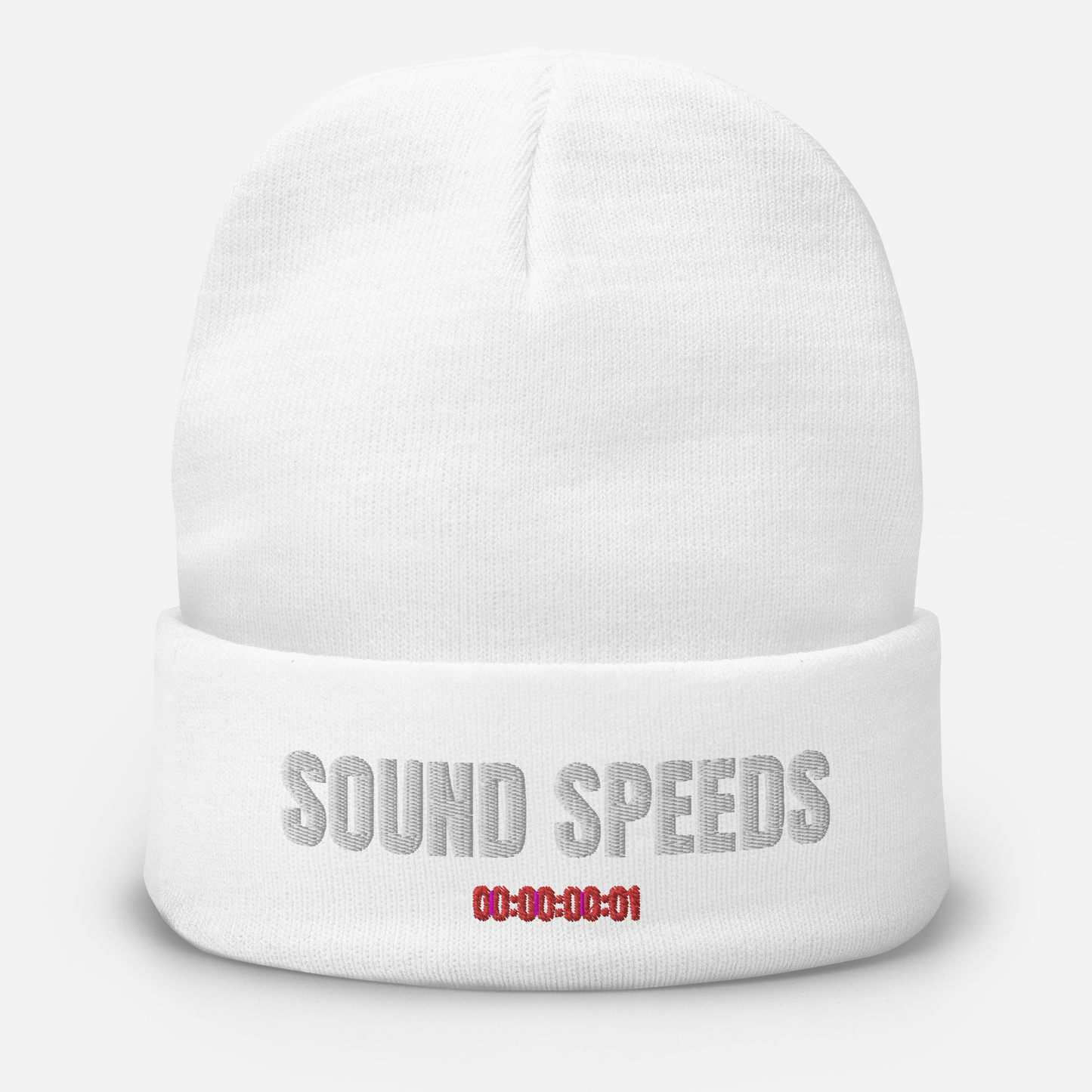 Sound Speeds Embroidered Beanie (Variant B)