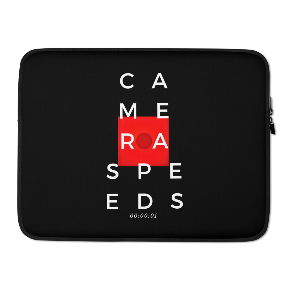 Camera Speeds - Laptop Sleeve
