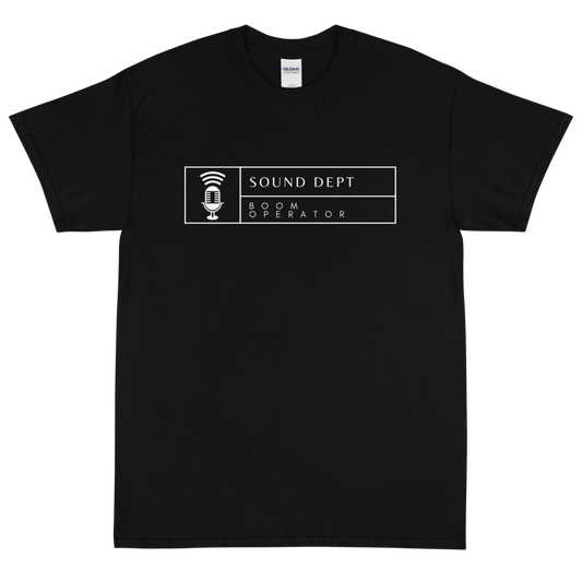 Sound Dept (Boom Operator) - Short Sleeve T-Shirt (White Variant)