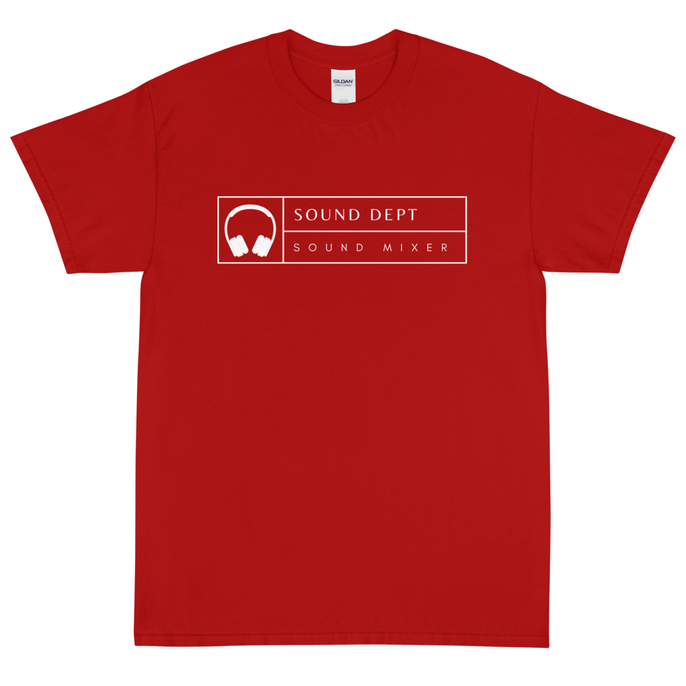 Sound Dept (Sound Mixer) - Short Sleeve T-Shirt (White Variant)