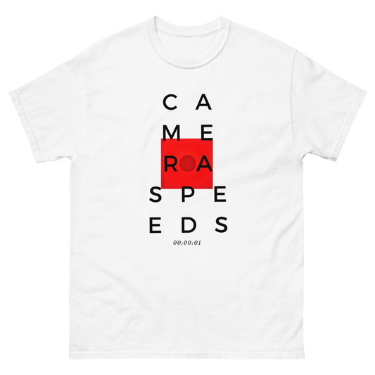 Camera Speeds - Heavyweight Tee (White Variant)