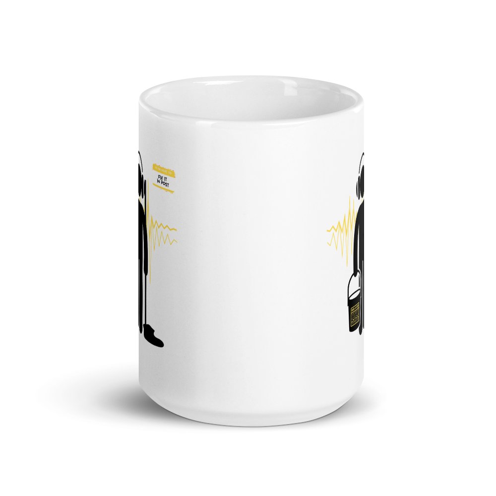 Hi, I'm Here To Fix It In Post (Clean Up) - Mug (Yellow Variant)