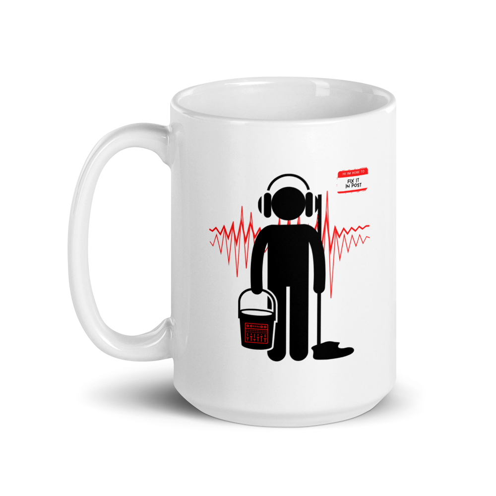 Hi, I'm Here To Fix It In Post (Clean Up) - Mug (Red Variant)
