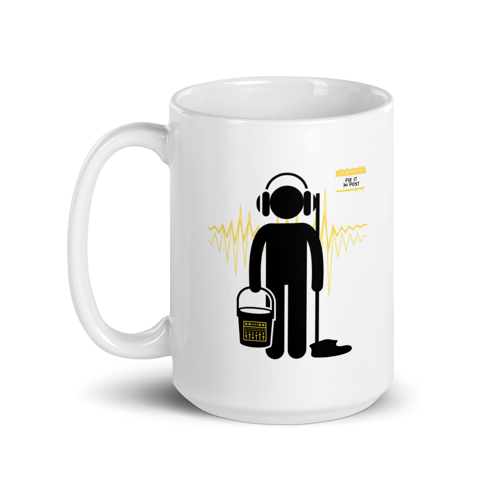 Hi, I'm Here To Fix It In Post (Clean Up) - Mug (Yellow Variant)